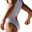 Rufskin White Ojai Cut-Out Spandex Bodysuit