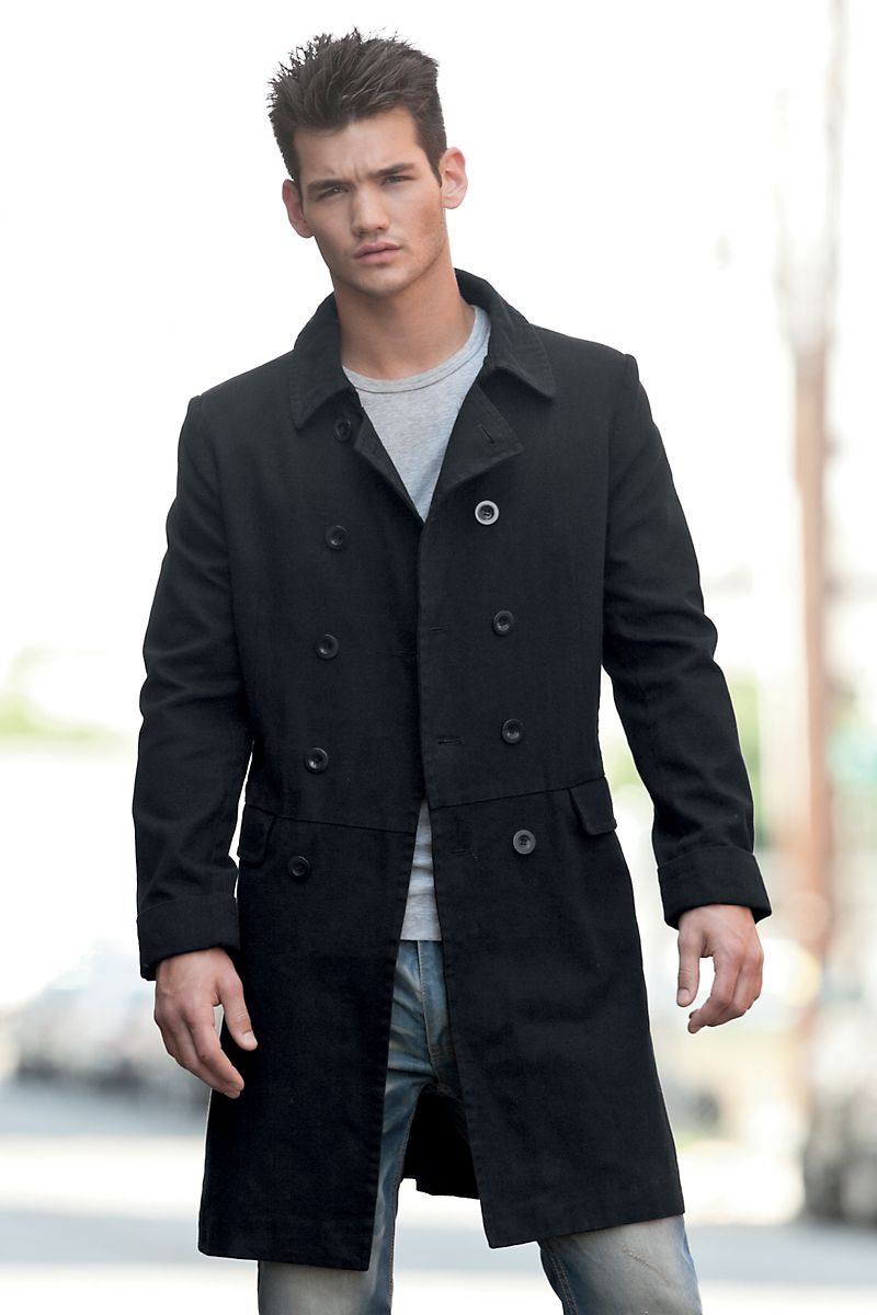 Men America Black London Coat