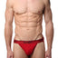 2(X)IST Red & Black Stretch Cotton Jock 2-Pack