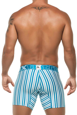 Xtremen Blue Classic Stripes Microfiber Boxer Brief thumbnail 3