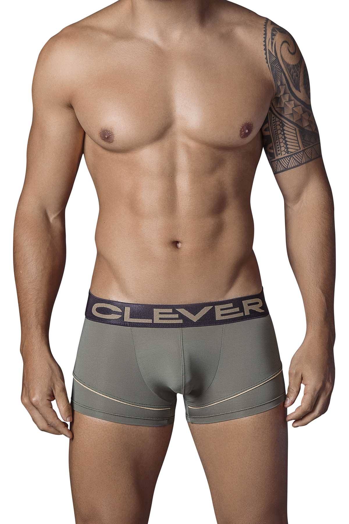 Clever Army-Green Mark Latin Boxer Brief