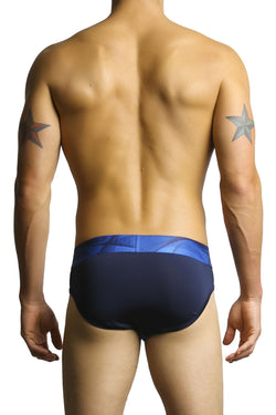 2-Pack Papi Blue & Navy Microfusion Performance Brief thumbnail 2