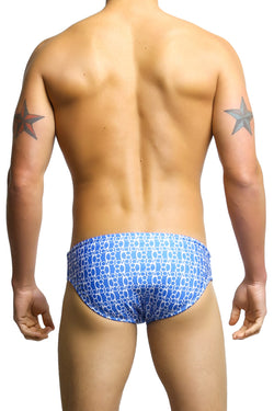 Radical Element Blue Brass Knuckles Luke Swim Brief thumbnail 3