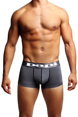 2-Pack Papi Black & Grey Contrast Microfusion Performance Brazilian Trunks thumbnail 2