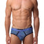 2(X)IST Dot Blue Graphic Cotton Brief