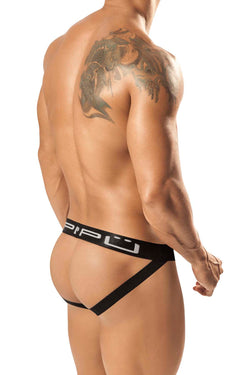 PPU Black & White Champs Jockstrap thumbnail 2