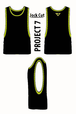 Project 7 Yellow Jock Cut Tank Top thumbnail 3