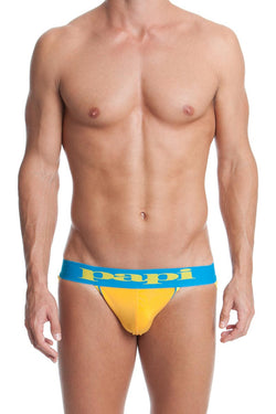 Papi Yellow Cross-Roads Performance Jockstrap thumbnail 1