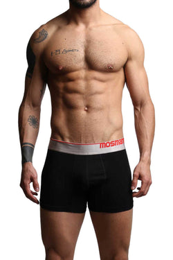 2-Pack Mosmann Orange Plaid & Black Boxer Briefs thumbnail 4