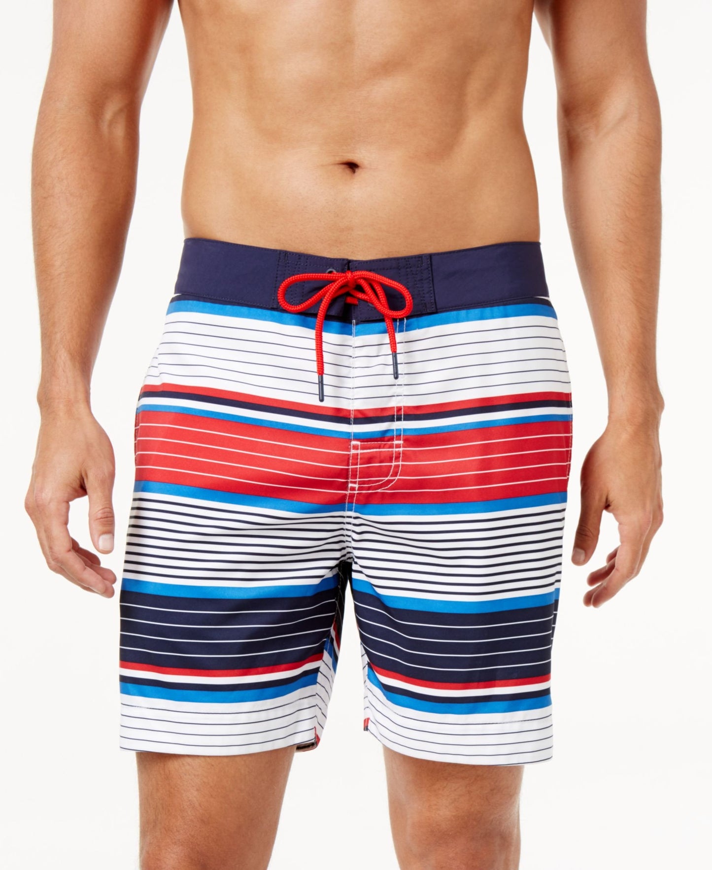 Tommy Hilfiger Tango Red Rhapsody Striped Board Shorts
