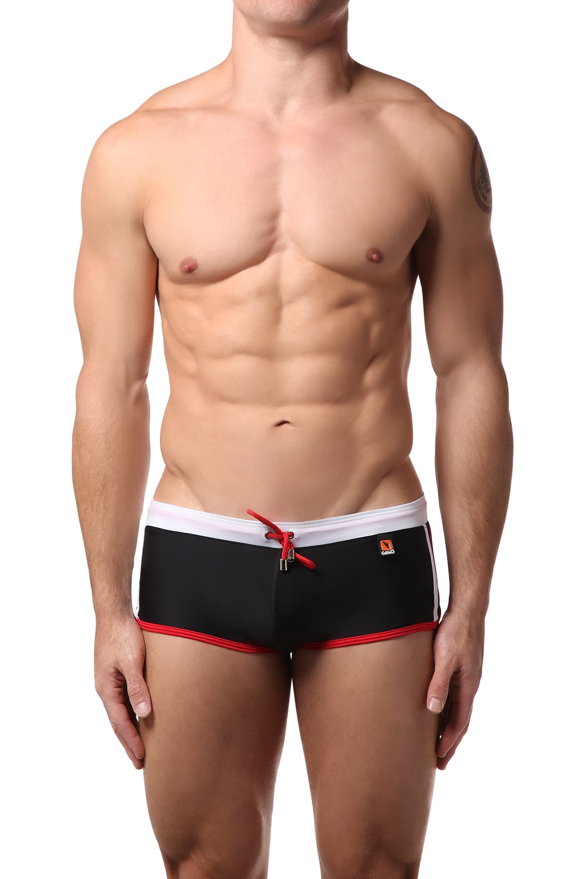 Gigo Black & Red Hot Swim Boxer