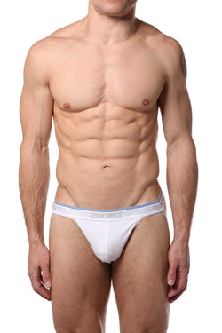 2(X)IST White Stretch Cotton Jock 2-Pack thumbnail 2