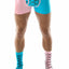 Sly Blue & Pink Multi Blow My Trumpet Boxer Brief & Socks Pack