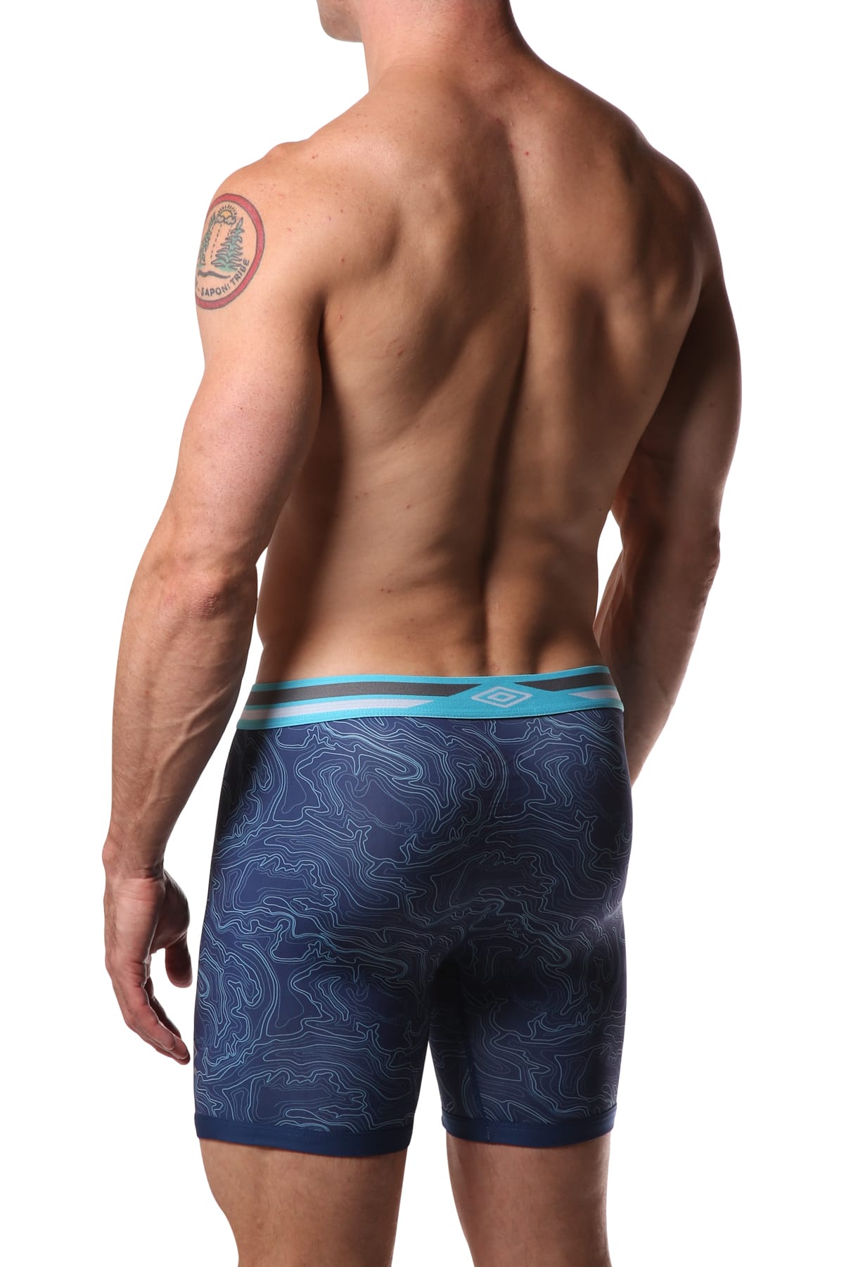 Umbro Blue Water Performance Boxer Brief