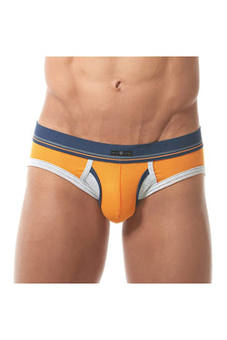 Gregg Homme Orange Sense Ribbed Modal Brief thumbnail 2