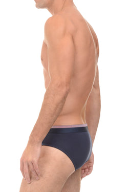 2(X)IST Navy Graphic Cotton Brief thumbnail 2