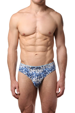 2(X)IST Blue Mosaic Sliq Micro Brief thumbnail 1