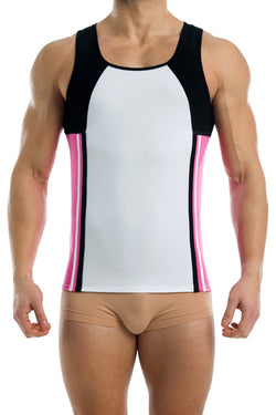 Modus Vivendi Fuchsia Contrast Tank-Top thumbnail 1
