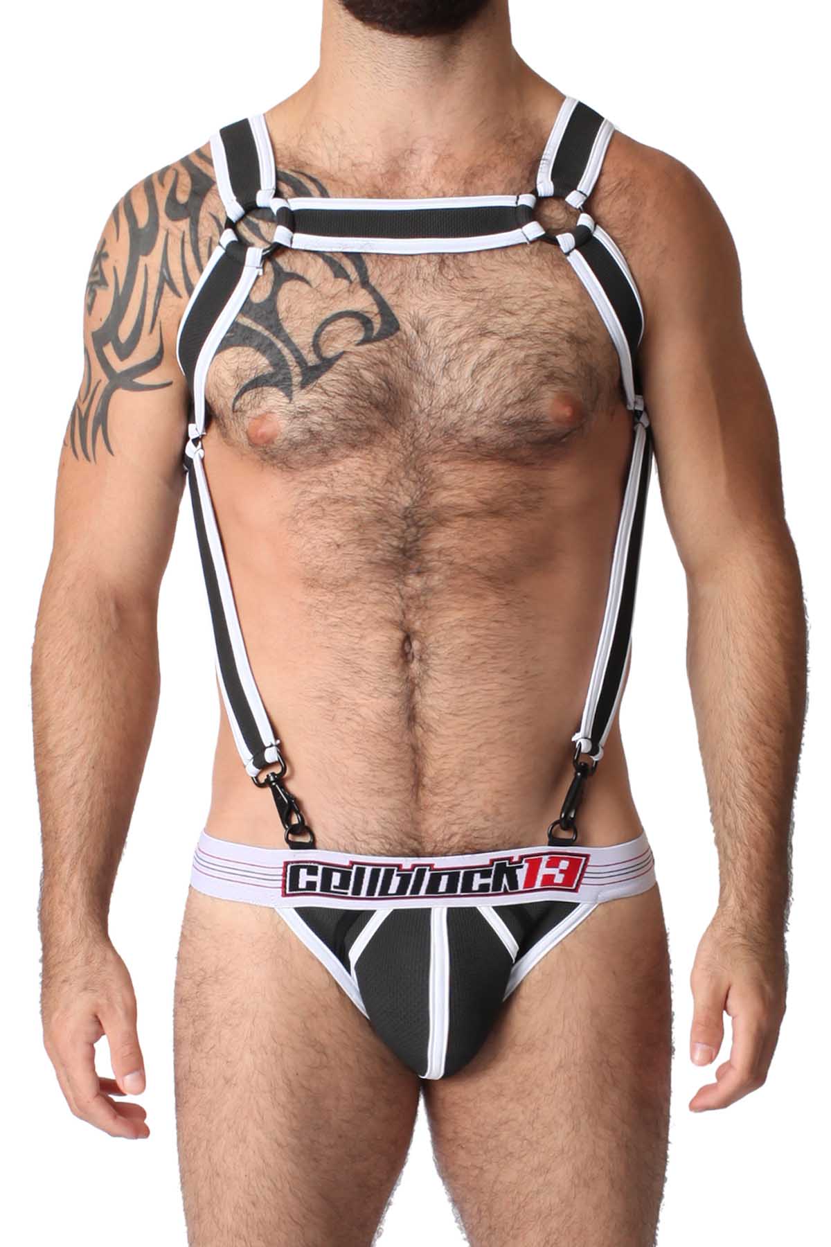 CellBlock 13 White Samurai Neoprene Jockstrap