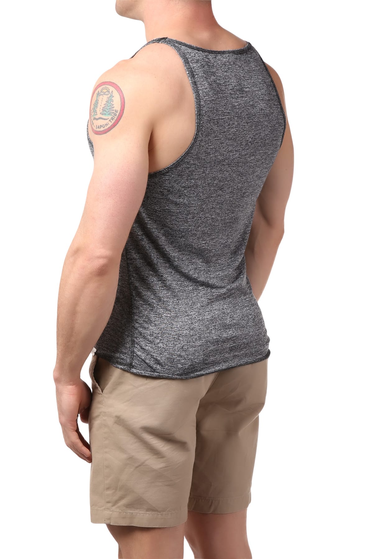 Gigo Grey Fitness Tank Top