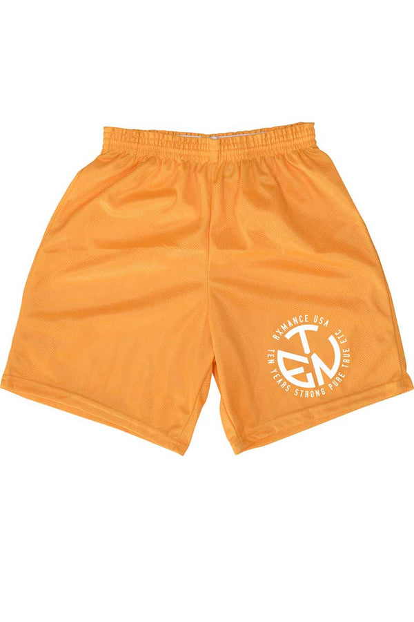 Rxmance Sunny Yellow Circle Ten Mesh Short
