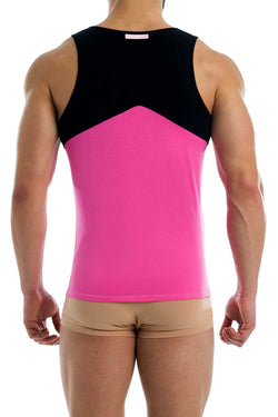 Modus Vivendi Fuchsia Contrast Tank-Top thumbnail 3