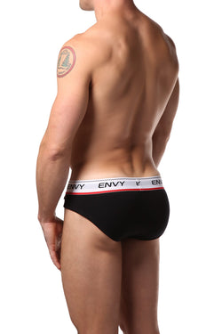 Envy Black Low-Rise Brief thumbnail 2