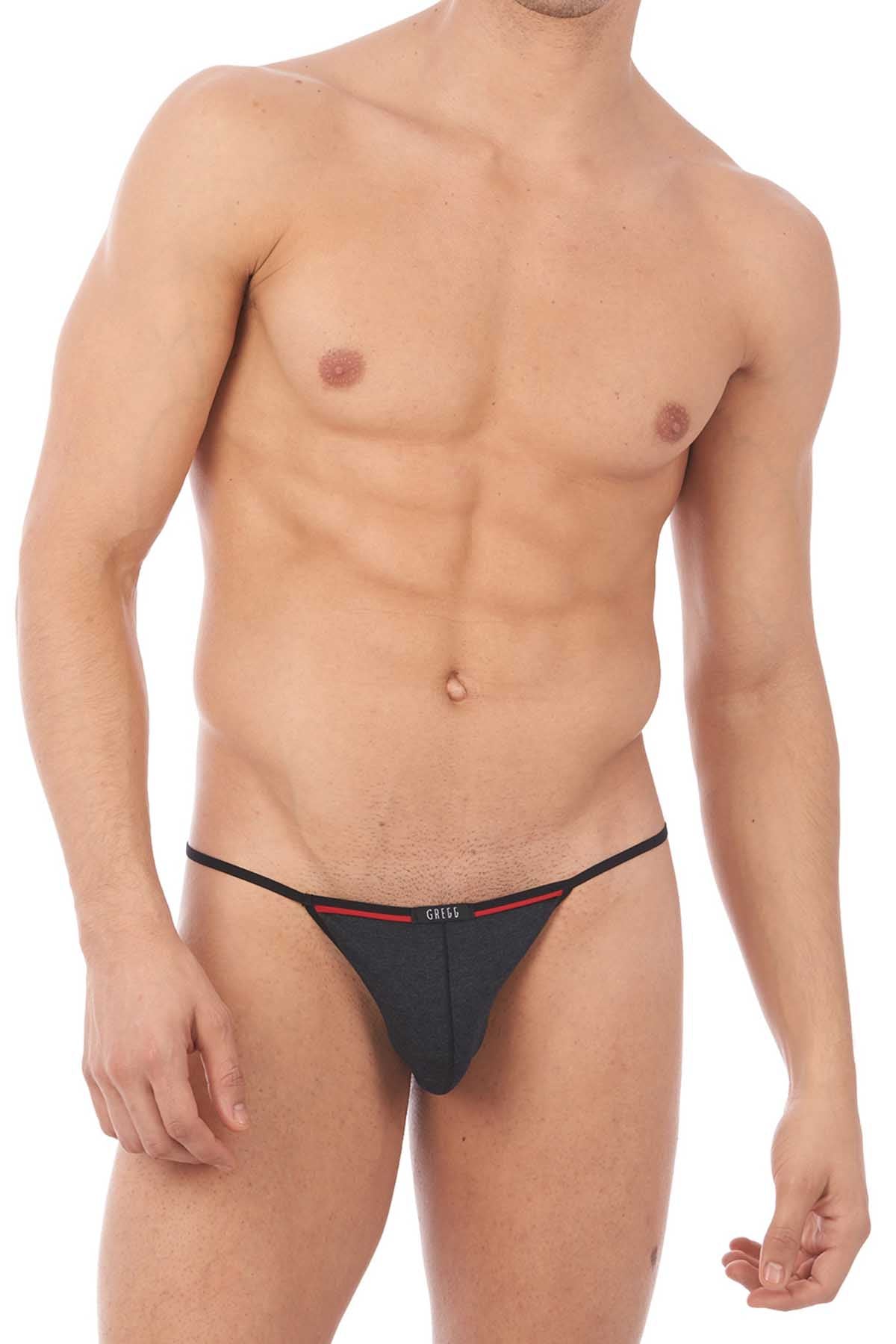 Gregg Homme Charcoal Heat Mesh Vent Modal G-String
