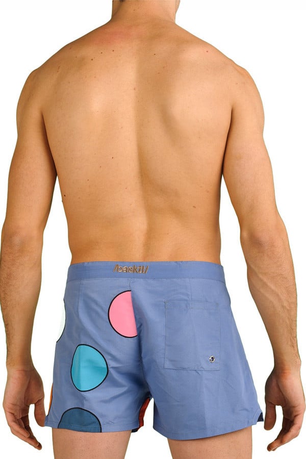 Baskit Blue Dots Swim Trunk