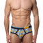 2(X)IST Zig Zag Stripe-Saffron Graphic Cotton Brief