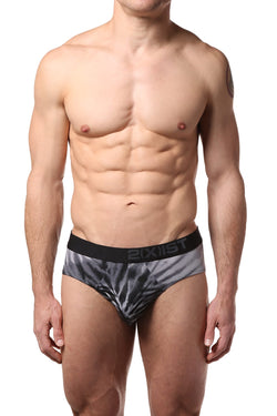 2(X)IST Black Graphic Sliq Micro Mesh Brief thumbnail 1