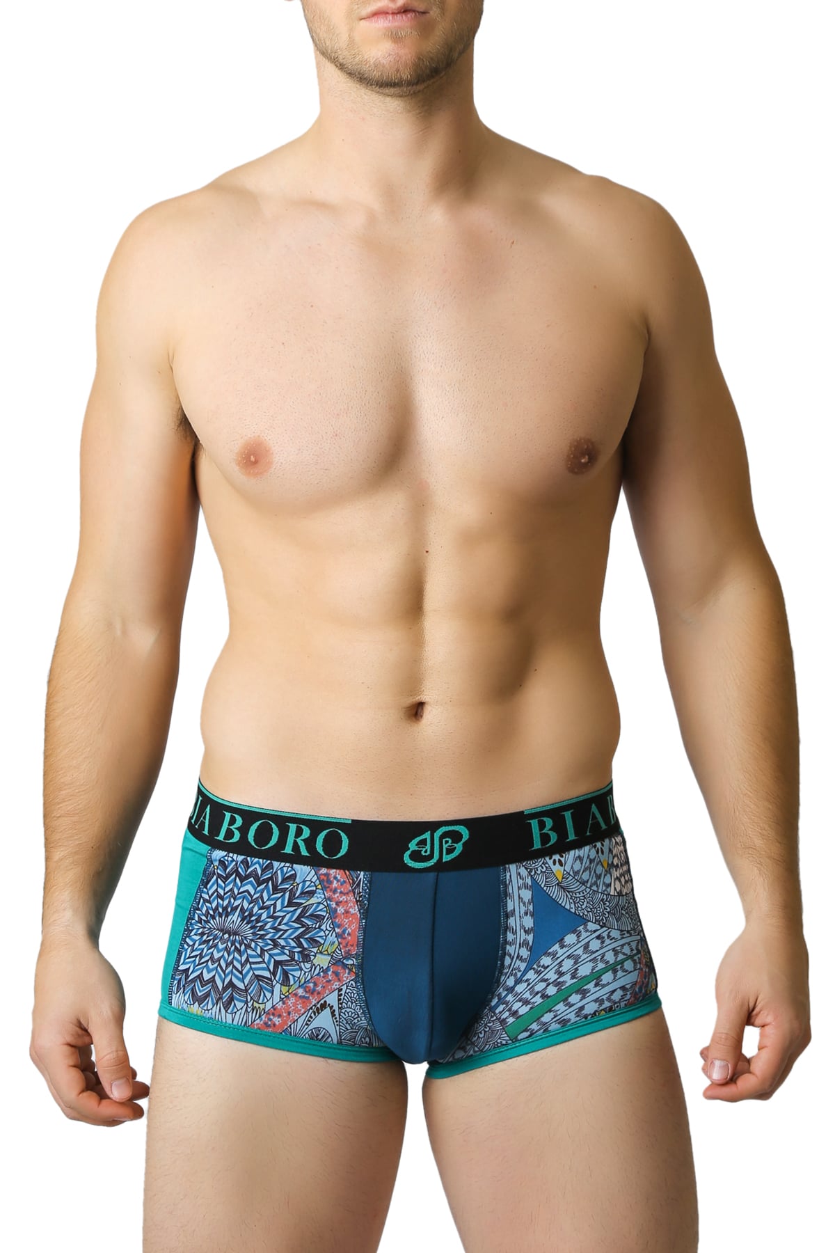 Green & Blue Bamboo Trunk