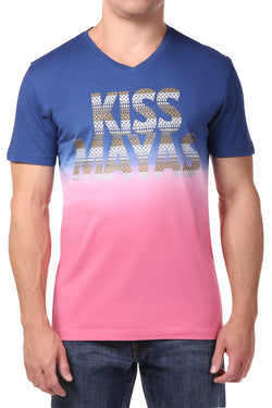 Spenglish Blue KISS MAYAS Tee thumbnail 1