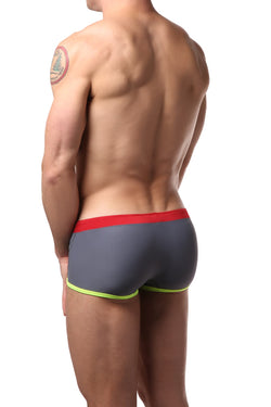 Gigo Grey & Red Active Swim Boxer thumbnail 2
