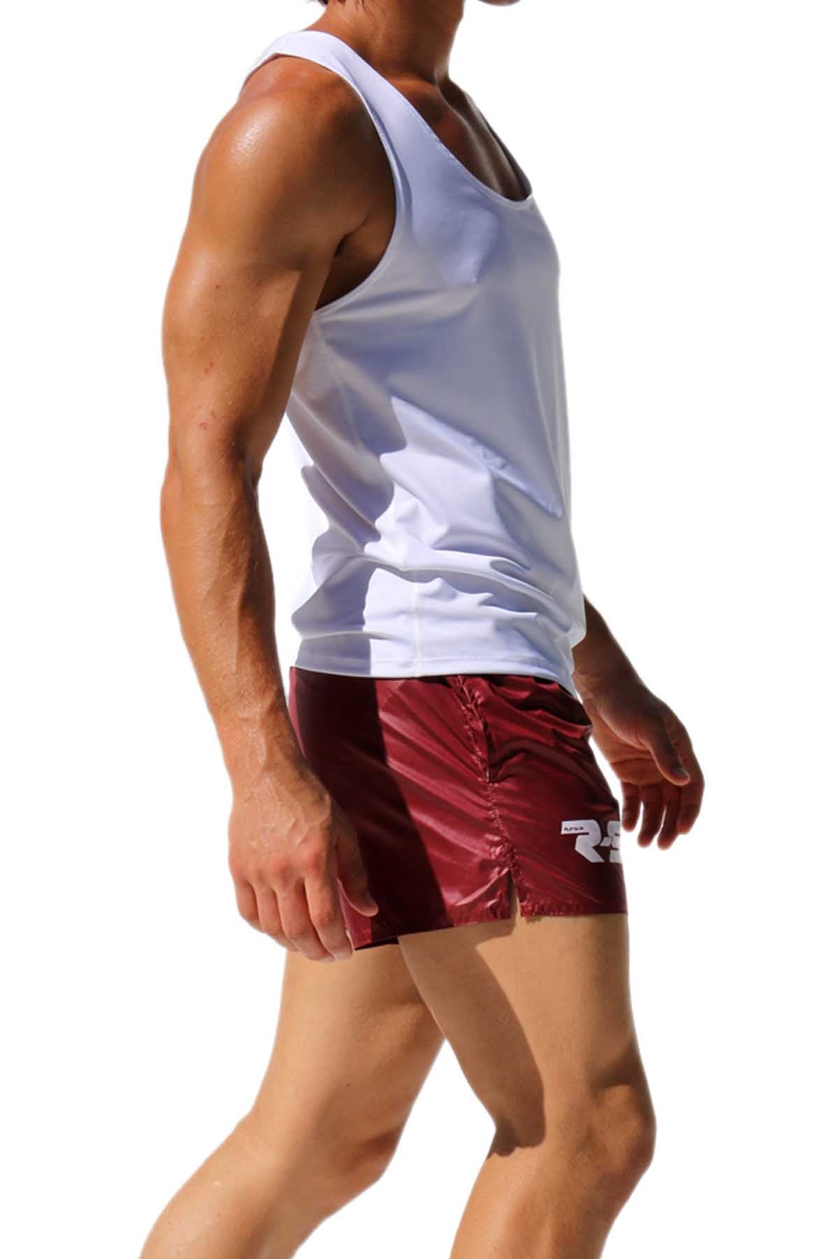 Rufskin White Comet Side Panel Tank Top