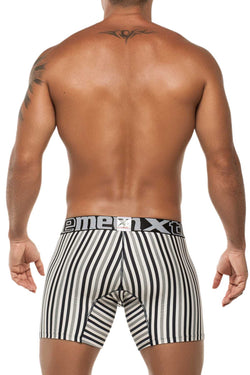Xtremen Grey Classic Stripes Microfiber Boxer Brief thumbnail 3