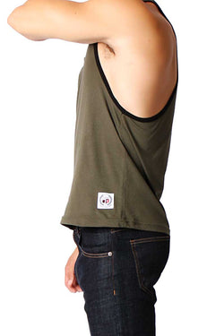 Timoteo Army Green & Black Freedom Tank thumbnail 3