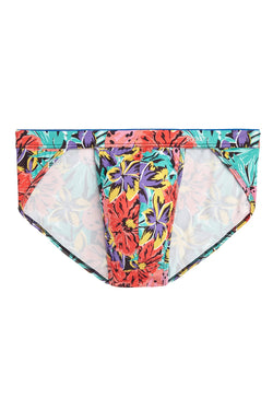 2(X)IST 80's Jungle Floral Sliq Micro Sport Brief thumbnail 3