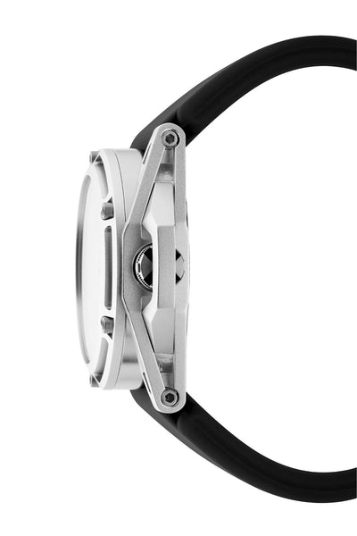 2(X)IST Anodized-Aluminum/Black/White NYC Watch