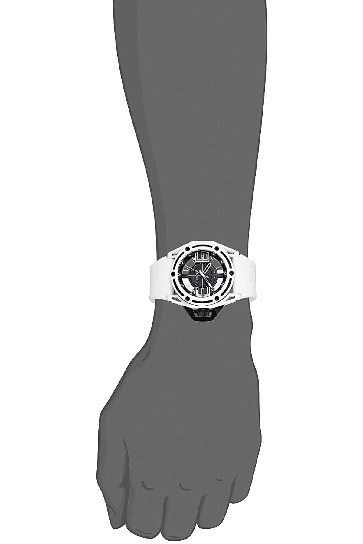 2(X)IST Arctic-White/Jet-Black NYC Watch