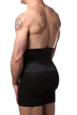 2(X)IST Black 8 Inch Shaper Boxer Brief thumbnail 2