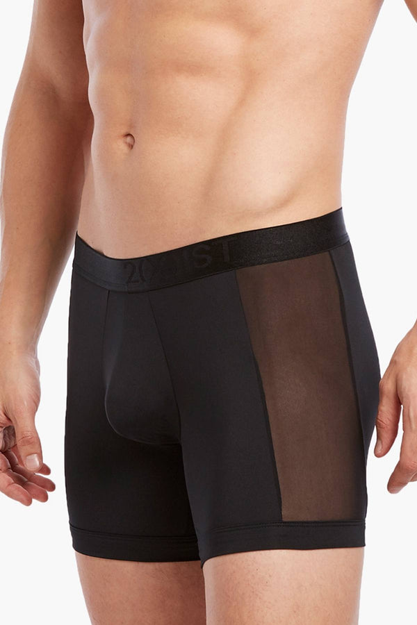 2(X)IST Black Air-Luxe Micro Boxer Brief