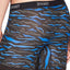 2(X)IST Black/Blue Pop-Tiger Print Graphic Cotton Boxer Brief