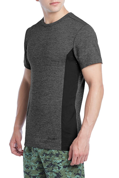 2(X)IST Black/Charcoal-Grey Sport Tech Performance T-Shirt