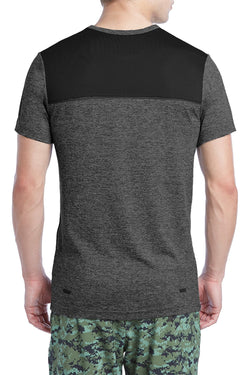2(X)IST Black/Charcoal-Grey Sport Tech Performance T-Shirt thumbnail 3