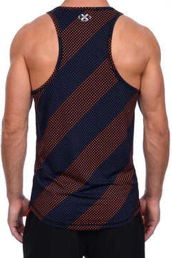 2(X)IST Black Dot-Print Trainer Tech Racerback Tank thumbnail 2
