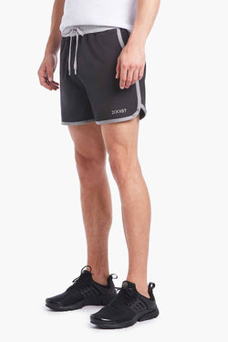 2(X)IST Black/Grey Contrast-Binding Retro Jogger Short thumbnail 2