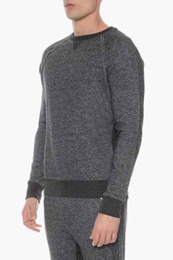2(X)IST Black Heather French Terry Crewneck Sweatshirt thumbnail 3