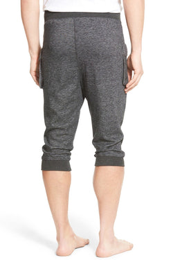 2(X)IST Black-Heather French-Terry Cropped Cargo Pant thumbnail 4