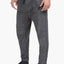 2(X)IST Black Heather French Terry Drop-Inseam Pant